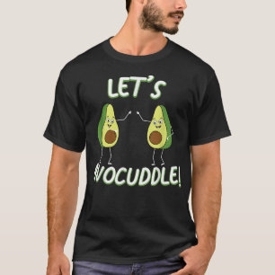Camiseta Avocado Cuddle Pun Vegetarian Vegan Vamos avocudl