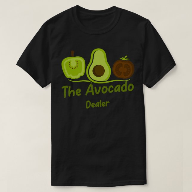 Camiseta Avocado Dealer 1 (Frente do Design)
