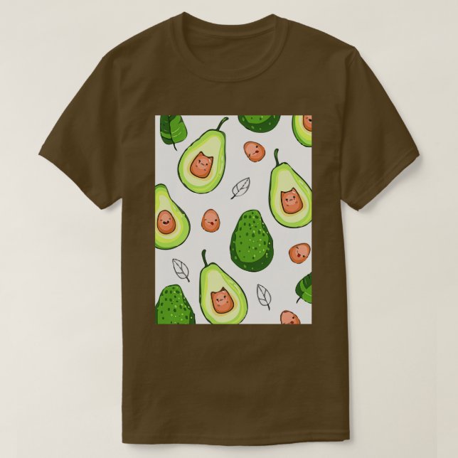 Camiseta Avocado Delicado Frutas 1 (Frente do Design)