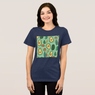 Camiseta Avocado Delight para Joyful Vibes Green