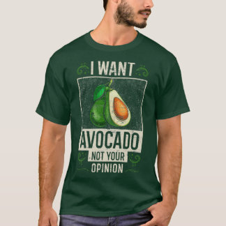 Camiseta Avocado Dizendo Engraçado