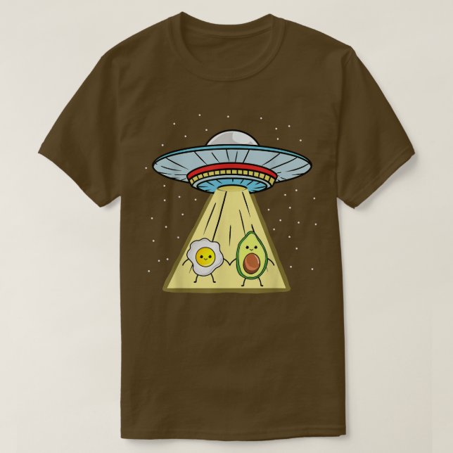 Camiseta Avocado E Abdução De Ovos (Frente do Design)