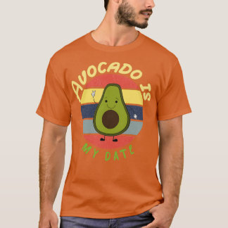 Camiseta Avocado é meu encontro Avocado Gift Vegan Vegetari