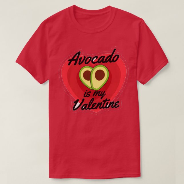 Camiseta Avocado É Meu Namorados 43 (Frente do Design)
