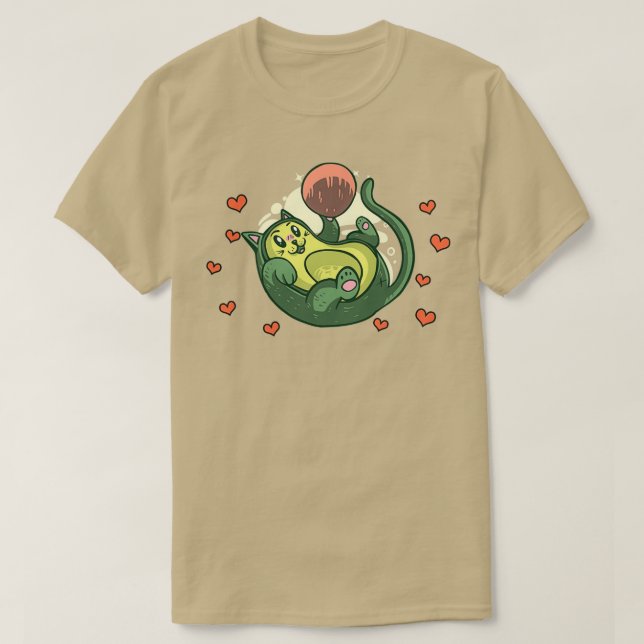 Camiseta Avocado É Meu Namorados 48 (Frente do Design)