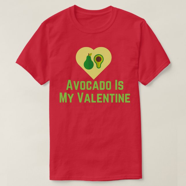 Camiseta Avocado É O Meu Namorados 3 3 (Frente do Design)