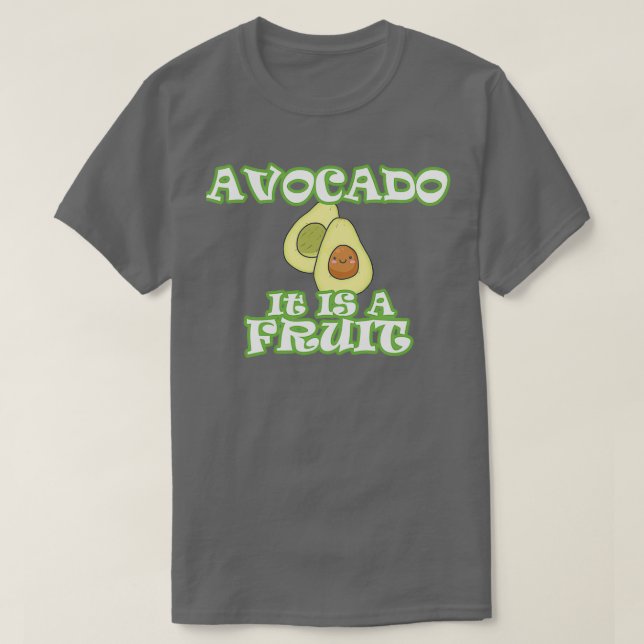 Camiseta Avocado É uma Fruta (Frente do Design)