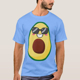 Camiseta Avocado Enche abacate engraçado com óculos de sol