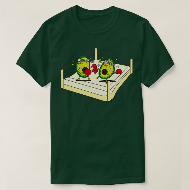 Camiseta Avocado esmagado no brinde (Frente do Design)