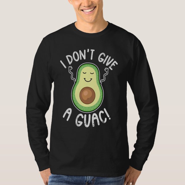 Camiseta Avocado Eu não dou a um vegano guac (Frente)