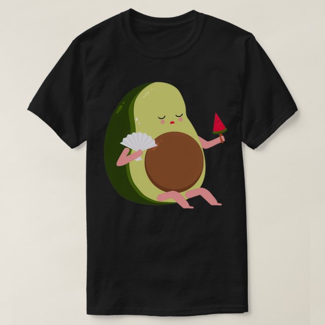 Camiseta Avocado exausto (Frente do Design)