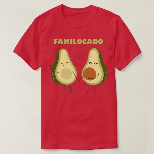 Camiseta Avocado Fam Avocado Veggan Vegggies Que Adoram Avo (Frente do Design)