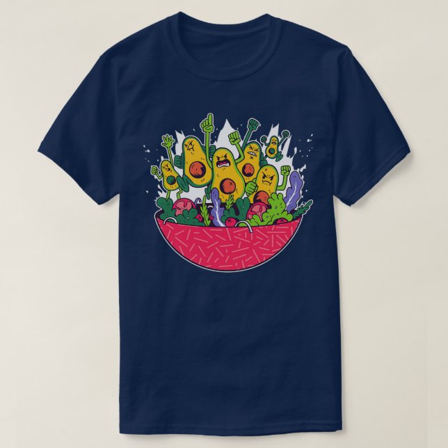 Camiseta Avocado Foodies Classic TSirt (Frente do Design)