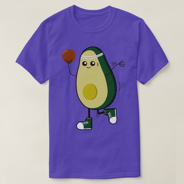 Camiseta Avocado Funny Boliches Esporte Fruta Superfood Veg (Frente do Design)