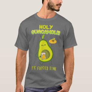 Camiseta Avocado guacamole engraçado dizendo Santa Guacamol