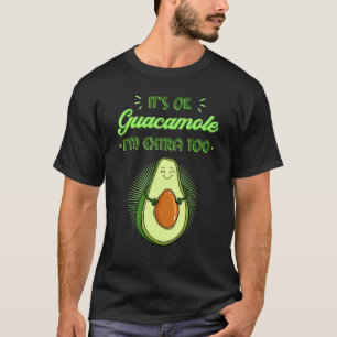Camiseta Avocado Guacamole Mexicano Vegan Guac Comida Cinco