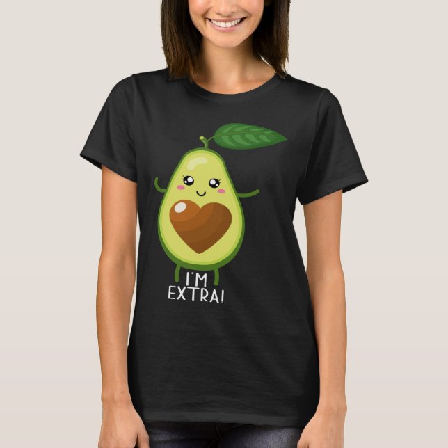Camiseta Avocado Healthy Fruit Guacamole Vegetarian Vegan 1 (Frente)