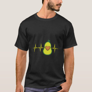 Camiseta Avocado Heartbeat Avocado Lover