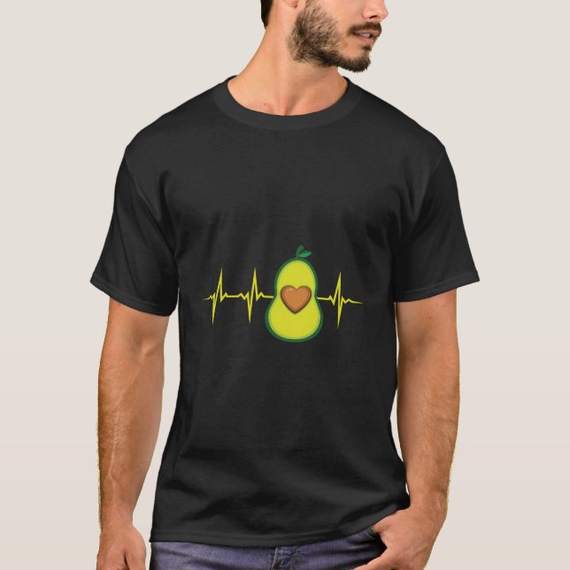 Camiseta Avocado Heartbeat Avocado Lover (Frente)