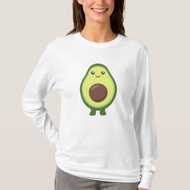 Camiseta Avocado Kawaii Coma Sweet Avocados (Frente)