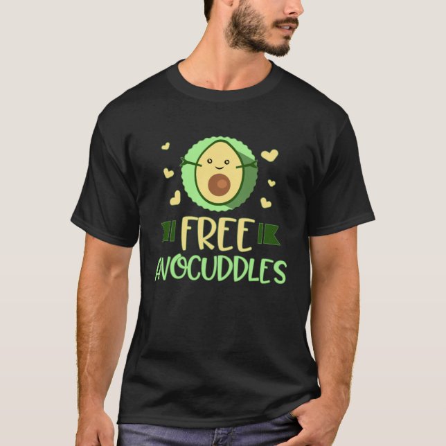 Camiseta Avocado Keto  For Mom Teen Girls  Free Avocuddles (Frente)