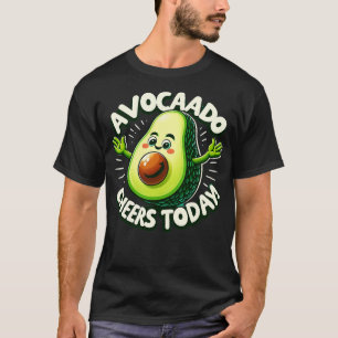 Camiseta Avocado Kids Toddler Boys Cute Avo Good Day Engraç