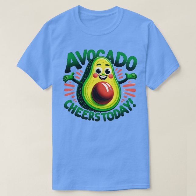 Camiseta Avocado Kids Toddler Boys Cute Avo Good Day Engraç (Frente do Design)