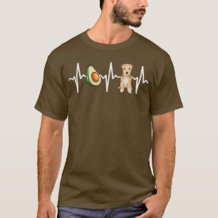 Camiseta Avocado Lakeland Terrier Heartbeat Dog Lover