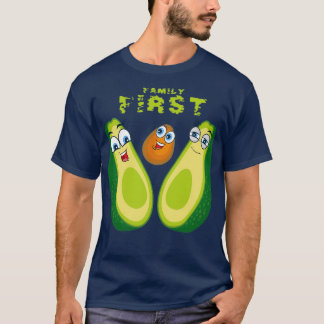 Camiseta Avocado Lover Gift Family First Avocado Design