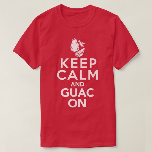 Camiseta Avocado Lover, mantenha calma e guac ligados (Frente do Design)