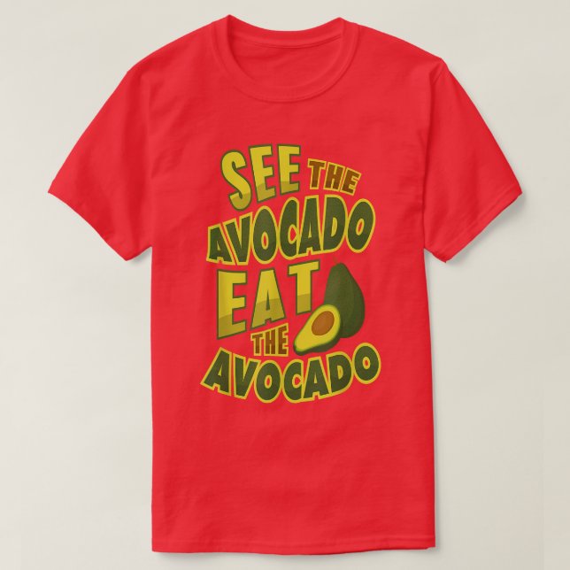 Camiseta Avocado Lover Vegan FunnyGift  (Frente do Design)
