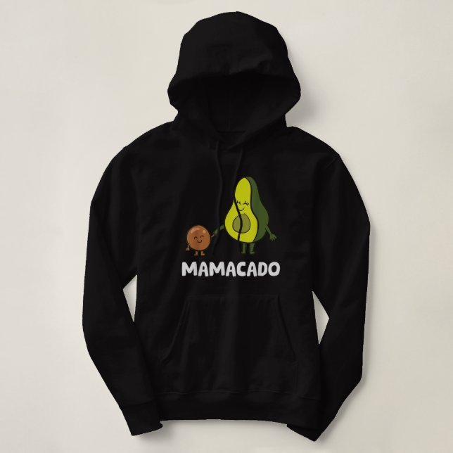 Camiseta Avocado Mama Avocado Mãe Engraçado Avocado Mamacad (Frente do Design)