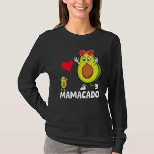 Camiseta Avocado Mama Avocado Mãe Mamacado Dia de as mães A