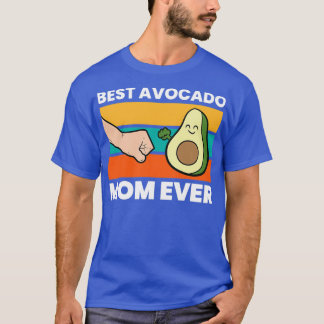 Camiseta Avocado Mama Melhor Avocado Mãe Cute Avocado
