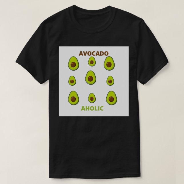 Camiseta Avocado Mania (Frente do Design)