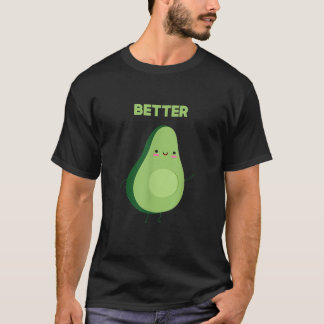 Camiseta Avocado Melhor Meia Correspondência Casal Namorado