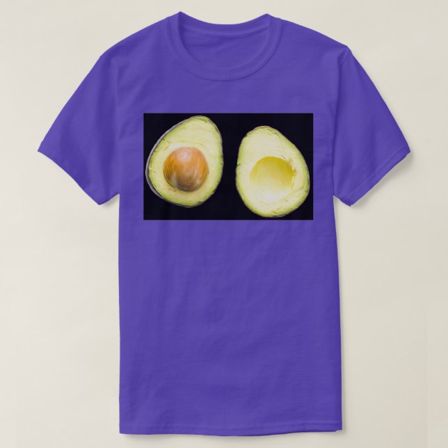 Camiseta Avocado metade 1 1 (Frente do Design)