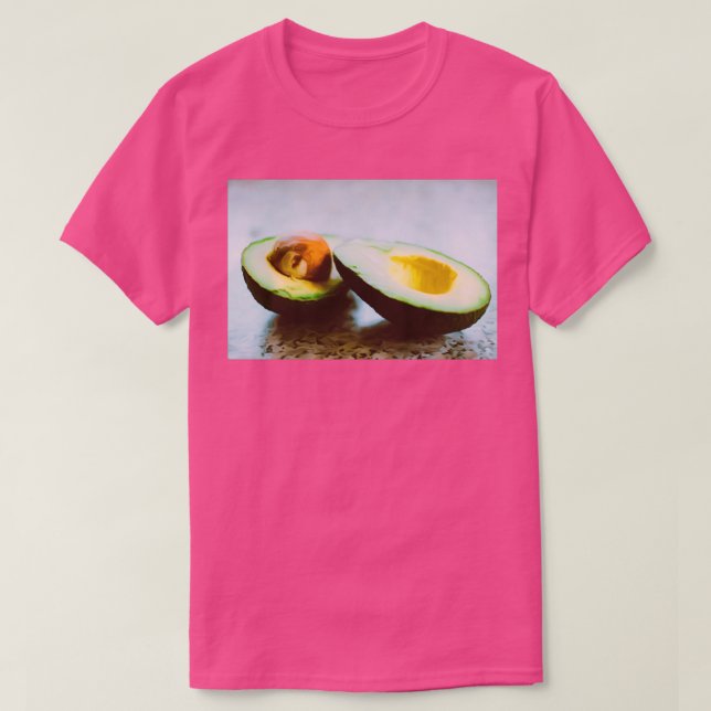 Camiseta Avocado metades 5 (Frente do Design)