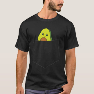 Camiseta Avocado Na Comida Do Bolso Vegan Avocado No Bolso