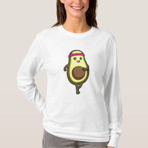 Camiseta Avocado na Corrida com banda larga