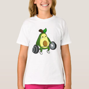 Camiseta Avocado na Malhação com Barbell