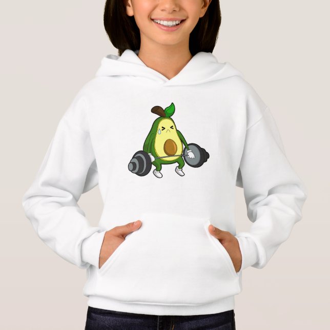 Camiseta Avocado na Malhação com Barbell (Frente)