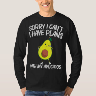 Camiseta Avocado Para Homens, Comidas De Fruta De Sobremesa