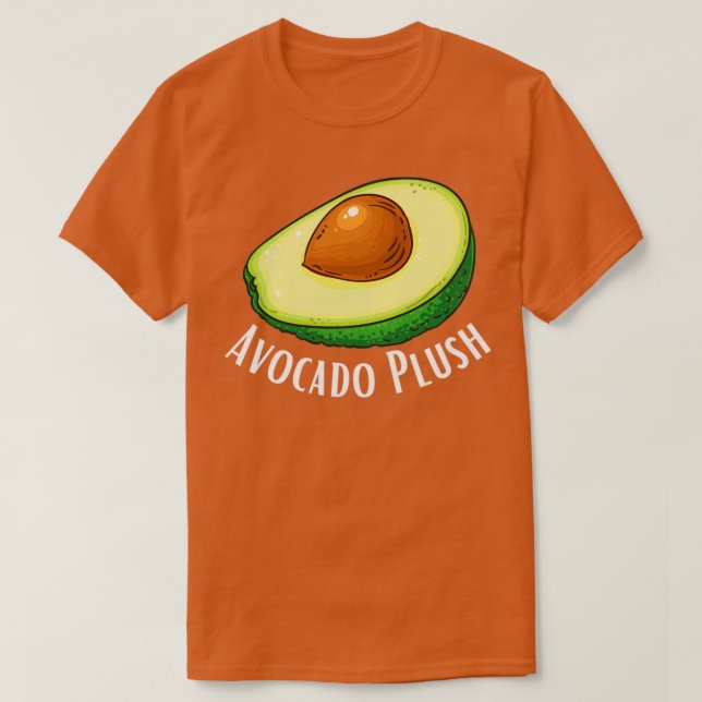 Camiseta Avocado Plush 14 (Frente do Design)