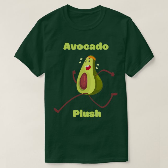 Camiseta Avocado Plush 16 (Frente do Design)