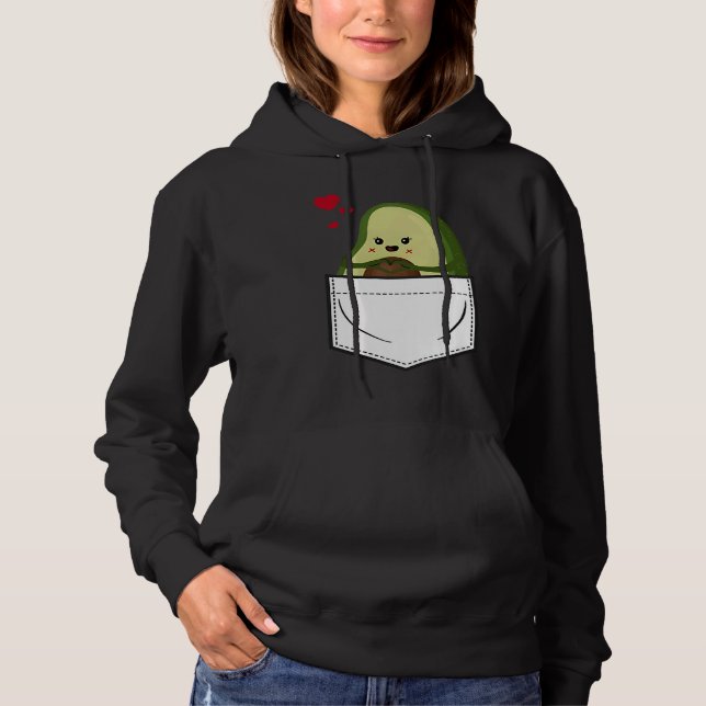 Camiseta Avocado Pocket Eating Vegan Fruit Avocado (Frente)