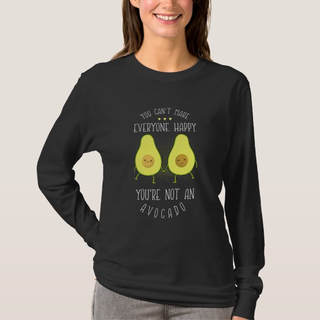 Camiseta Avocado Pode Fazer Todo Mundo Feliz (Frente)