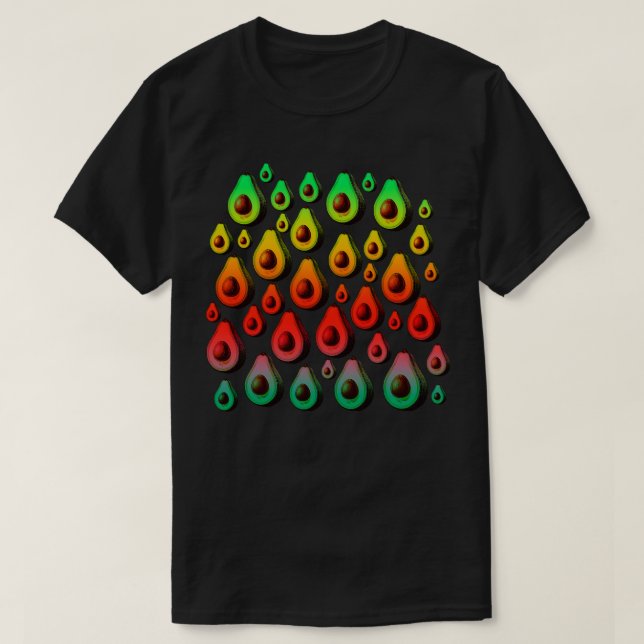 Camiseta avocado popart 5 (Frente do Design)