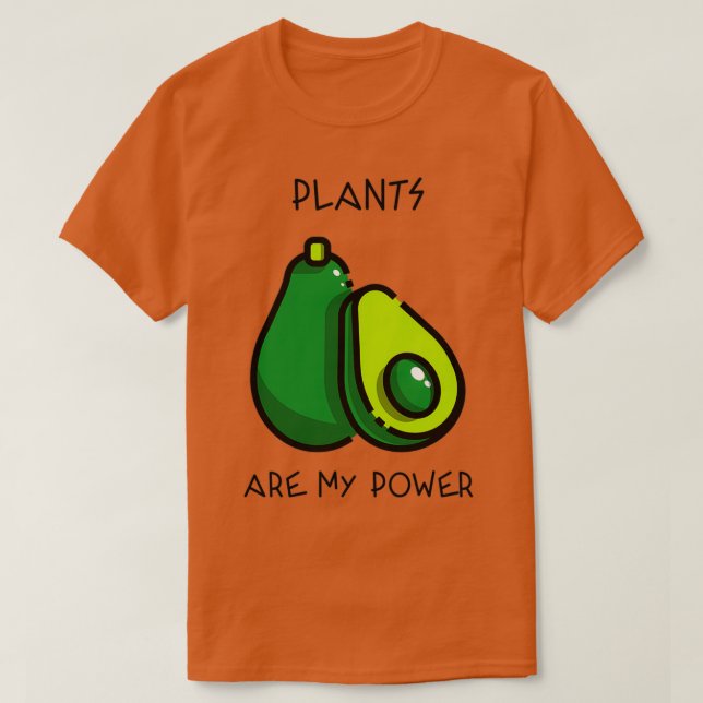 Camiseta Avocado Power 2 (Frente do Design)