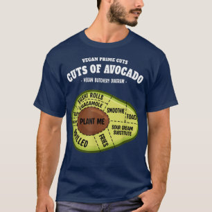 Camiseta Avocado Prime Custa Engraçado Vegan Butcher & Avoc